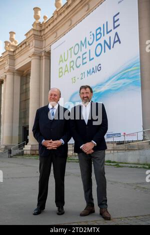 Barcelone, 05/04/2023. Conférence de presse automobile Barcelone, avec le président Enrique Lacalle. Photo : PEP Dalmau. ARCHDC. Crédit : Album / Archivo ABC / PEP Dalmau Banque D'Images