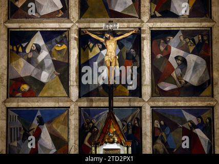 Madrid, 01/30/2017. Paroisse du Saint-Christ de la victoire. Photo : Oscar del Pozo Archdc. Crédit : Album / Archivo ABC / Oscar del Pozo Banque D'Images