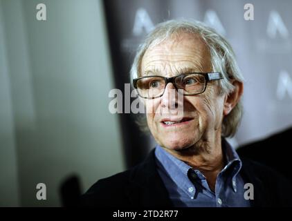 Madrid, 02/03/2017. Colloque avec le réalisateur Ken Loach à la film Academy. Photo : Oscar del Pozo Archdc. Crédit : Album / Archivo ABC / Oscar del Pozo Banque D'Images