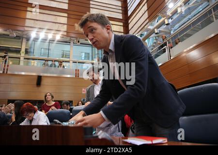 Madrid, 03/10/2019. Session plénière de l'assemblée de Madrid. Photo : Jaime García. Archdc. Crédit : Album / Archivo ABC / Jaime García Banque D'Images