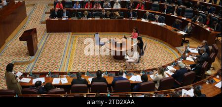 Madrid, 03/10/2019. Session plénière de l'assemblée de Madrid. Photo : Jaime García. Archdc. Crédit : Album / Archivo ABC / Jaime García Banque D'Images