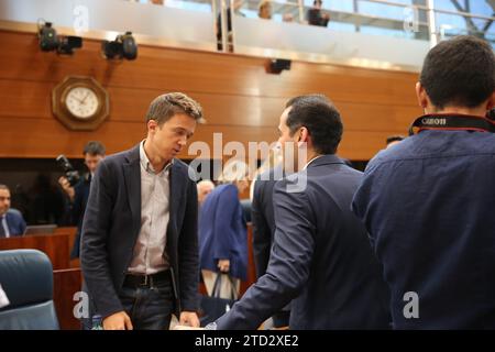 Madrid, 03/10/2019. Session plénière de l'assemblée de Madrid. Photo : Jaime García. Archdc. Crédit : Album / Archivo ABC / Jaime García Banque D'Images