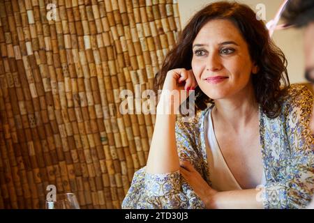 Madrid, 08/16/2019. Entretien avec Isabel Díaz Ayuso, présidente de la Communauté de Madrid. Photo : Guillermo Navarro. ARCHDC. Crédit : Album / Archivo ABC / Guillermo Navarro Banque D'Images