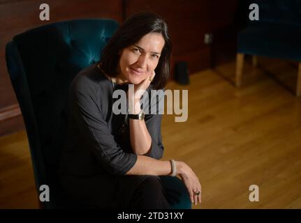 Madrid, 05/17/2019. Entretien avec Ángeles González Sinde. Photo : Maya Balanya Archdc. Crédit : Album / Archivo ABC / Maya Balanya Banque D'Images