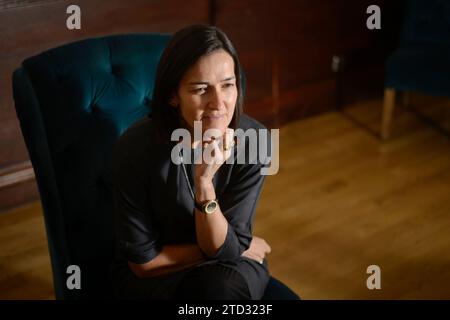 Madrid, 05/17/2019. Entretien avec Ángeles González Sinde. Photo : Maya Balanya Archdc. Crédit : Album / Archivo ABC / Maya Balanya Banque D'Images