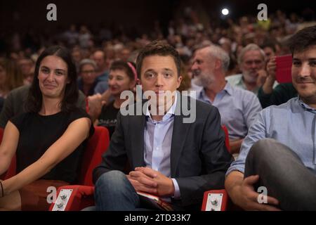 Madrid, 09/25/2019. Iñigo Errejón présente le parti Más País, pour les élections générales. Photo : Ángel de Antonio ARCHDC. Crédit : Album / Archivo ABC / Ángel de Antonio Banque D'Images