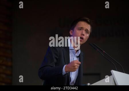 Madrid, 09/25/2019. Iñigo Errejón présente le parti Más País, pour les élections générales. Photo : Ángel de Antonio ARCHDC. Crédit : Album / Archivo ABC / Ángel de Antonio Banque D'Images