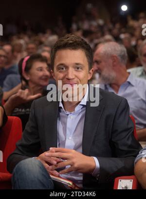 Madrid, 09/25/2019. Iñigo Errejón présente le parti Más País, pour les élections générales. Photo : Ángel de Antonio ARCHDC. Crédit : Album / Archivo ABC / Ángel de Antonio Banque D'Images