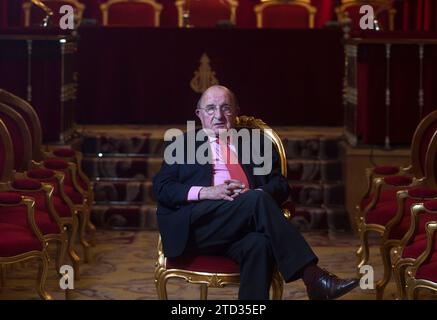 Madrid, 01/29/2015. Jose Antonio Escudero, professeur d'histoire juridique. Directeur Académie de jurisprudence et de législation photo Oscar del Pozo ARCHDC. Crédit : Album / Archivo ABC / Oscar del Pozo Banque D'Images