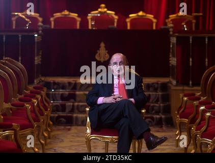 Madrid, 01/29/2015. Jose Antonio Escudero, professeur d'histoire juridique. Directeur Académie de jurisprudence et de législation photo Oscar del Pozo ARCHDC. Crédit : Album / Archivo ABC / Oscar del Pozo Banque D'Images