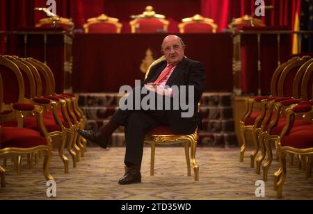 Madrid, 01/29/2015. Jose Antonio Escudero, professeur d'histoire juridique. Directeur Académie de jurisprudence et de législation photo Oscar del Pozo ARCHDC. Crédit : Album / Archivo ABC / Oscar del Pozo Banque D'Images