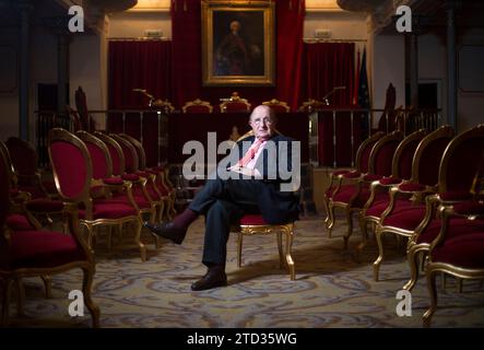 Madrid, 01/29/2015. Jose Antonio Escudero, professeur d'histoire juridique. Directeur Académie de jurisprudence et de législation photo Oscar del Pozo ARCHDC. Crédit : Album / Archivo ABC / Oscar del Pozo Banque D'Images