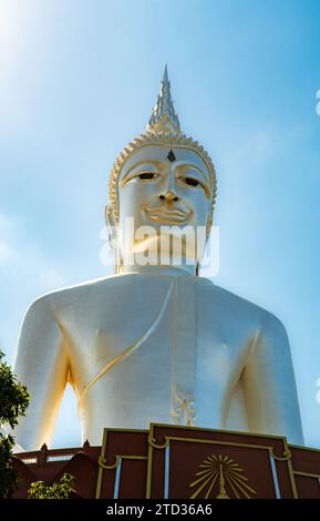 Wat Roi Phra Phutthabat Phu Manorom, Mukdahan, Thaïlande Banque D'Images