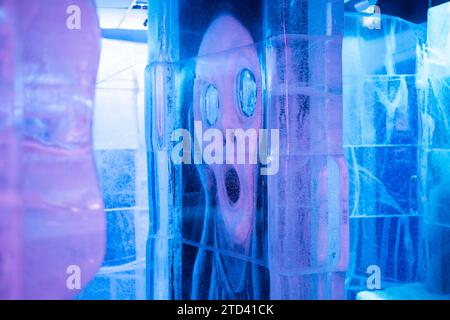 Magic Ice Bar, Oslo, Norvège Banque D'Images