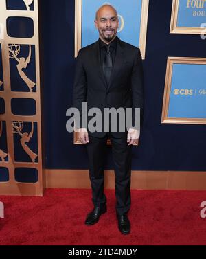 Bryton James arrive à la 50e cérémonie annuelle des Daytime Emmy Awards qui se tient à l’hôtel The Westin Bonaventure à Los Angeles, CA, le vendredi 15 décembre 2023. (Photo de Sthanlee B. Mirador/Sipa USA) Banque D'Images