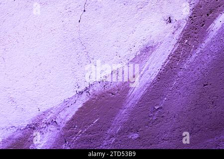 Fond de surface en béton de nuances violet clair et foncé. Texture, espace de copie Banque D'Images