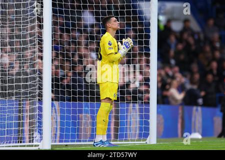 16 décembre 2023 ; Stamford Bridge, Chelsea, Londres, Angleterre : Premier League football, Chelsea contre Sheffield United ; gardien de but Djordje Petrovic de Chelsea Banque D'Images