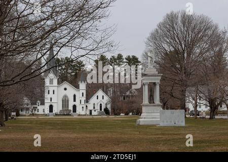 Situé dans les collines du centre ouest du New Hampshire. « The Sunshine Town » est une petite ville avec des résidents sympathiques et un centre-ville animé avec esprit complet Banque D'Images