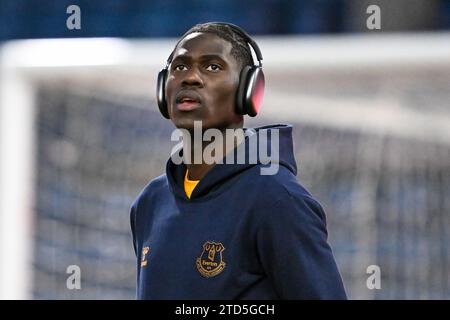 Burnley, Lancashire, Royaume-Uni. 16 décembre 2023. 16 décembre 2023 ; Turf Moor, Burnley, Lancashire, Angleterre; première League football, Burnley contre Everton ; Youssef Chermiti d'Everton Credit : action plus Sports Images/Alamy Live News Banque D'Images