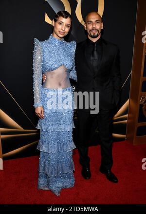 Los Angeles, États-Unis. 15 décembre 2023. Brytni Sarpy et Bryton James assistent à la 50e édition des Daytime Emmy Awards, organisée à l'hôtel Westin Bonaventure Hotel & Suites le 15 décembre 2023 à Hollywood, CA ©Steven Bergman/AFF-USA.COM Credit : AFF/Alamy Live News Banque D'Images