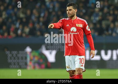 1. Bundesliga - VfL Bochum - Union Berlin Am 16.12.2023 im Vonovia Ruhrstadion in Bochum Kevin Volland (Union Berlin 10) gestikuliert Foto : osnapix les règlements DFL interdisent toute utilisation de photographies comme séquences d ' images et/ou quasi-vidéos Banque D'Images