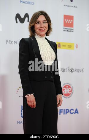 Lola Dueñas assiste au tapis rouge pour les prix Jose María Forque 2023 au Palacio Municipal de Congresos de Madrid le 16 décembre 2023 à Madrid, Banque D'Images