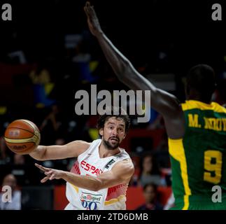 Madrid, 6 septembre 2014. Mundobasket 2014. Espagne - Sénégal. Dans l'image : Llull. Photo : Ignacio Gil.... Archdc. Crédit : Album / Archivo ABC / Ignacio Gil Banque D'Images