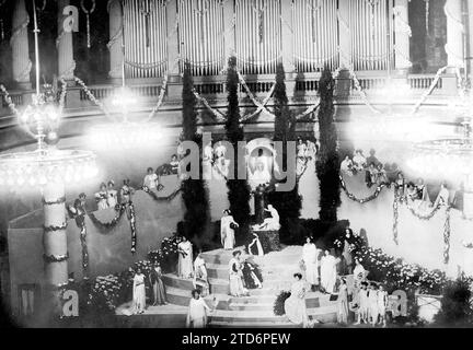 05/31/1909. Munich, Festival d'Art. Spectacle organisé pour célébrer le centenaire de la fondation de l'Académie bavaroise des Beaux-Arts Crédit : Album / Archivo ABC / Charles Trampus Banque D'Images