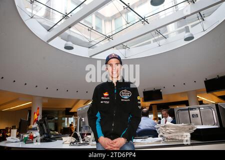 Madrid 3-12-2014 Alex Marquez visite ABC.es Chat... Photo : Angel de Antonio... Archdc. Crédit : Album / Archivo ABC / Ángel de Antonio Banque D'Images