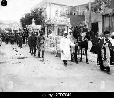 09/30/1918. Troupes allemandes à Tbilissi (Caucase). Enterrement de soldats allemands. Photo : bufa. Crédit : Album / Archivo ABC / BUFA Banque D'Images