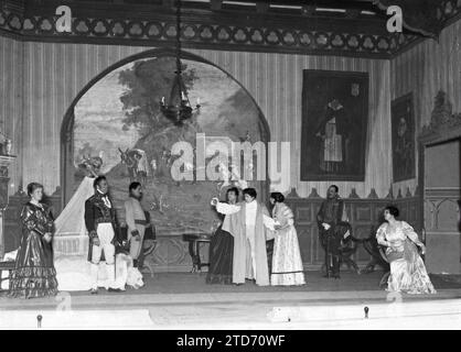 03/01/1917. Dans le théâtre Apollo. Une scène de la pièce de Rostland, 'l'Aiglon', que la compagnie du théâtre de la porte Saint Martín à Paris a jouée. Crédit : Album / Archivo ABC / José Zegri Banque D'Images