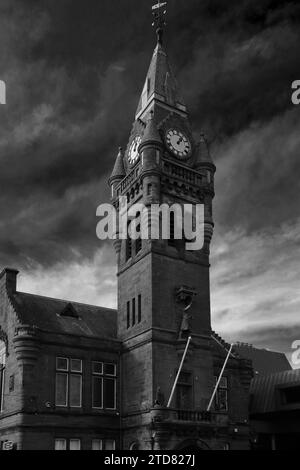 Le bâtiment de la mairie d'Annan, Dumfries et Galloway, Écosse, Royaume-Uni Banque D'Images