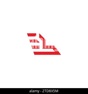 vecteur de logo de mouvement simple de chaussures de lettre b rapide Illustration de Vecteur