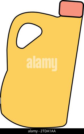 Retro Jerrycan Character Mascot.cannabis feuilles, drogues, émoussé, cannabis, logo d'huile, fumée, nourriture, vecteur de jerrycan, cire, bourgeon, brûlure, autocollant, métallique, p Illustration de Vecteur