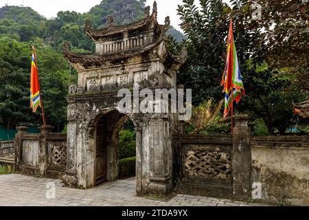 Les temples de Hoa lu à Ninh Binh au Vietnam Banque D'Images