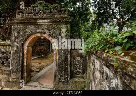 Les temples de Hoa lu à Ninh Binh au Vietnam Banque D'Images