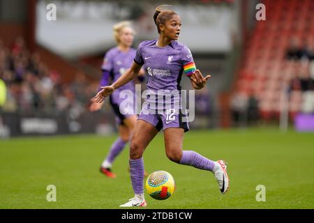 Leigh, Royaume-Uni. 17 décembre 2023. Taylor Hinds de Liverpool lors du match de FA Women's Super League à Leigh Sports Village, Leigh. Le crédit photo devrait se lire : Andrew Yates/Sportimage crédit : Sportimage Ltd/Alamy Live News Banque D'Images