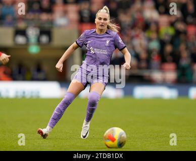 Leigh, Royaume-Uni. 17 décembre 2023. Melissa Lawley de Liverpool lors du match de FA Women's Super League à Leigh Sports Village, Leigh. Le crédit photo devrait se lire : Andrew Yates/Sportimage crédit : Sportimage Ltd/Alamy Live News Banque D'Images