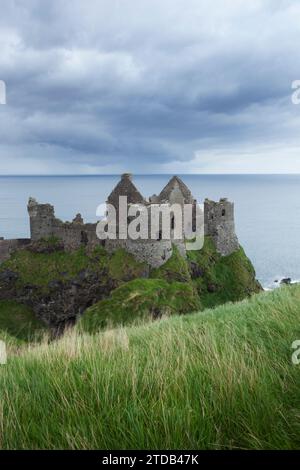 Château de Dunluce. Comté d'Antrim, Irlande du Nord. ROYAUME-UNI. Banque D'Images