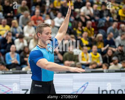 Ludwigsburg, Deutschland. 17 décembre 2023. Christian Theis, GER, MHP Riesen Ludwigsburg vs Syntainics MBC, Basketball, Bundesliga, easycredit BBL, 11. Spieltag, Spielzeit 2023/2024, 17.12.2023, photo : Eibner-Pressefoto/Sascha Walther crédit : dpa/Alamy Live News Banque D'Images