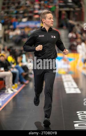 Ludwigsburg, Deutschland. 17 décembre 2023. Christian Theis, GER, MHP Riesen Ludwigsburg vs Syntainics MBC, Basketball, Bundesliga, easycredit BBL, 11. Spieltag, Spielzeit 2023/2024, 17.12.2023, photo : Eibner-Pressefoto/Sascha Walther crédit : dpa/Alamy Live News Banque D'Images