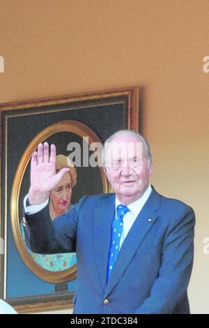 Aranjuez, 06/02/2019. Corrida en l'honneur de la mère du roi Don Juan Carlos, Doña María de las Mercedes. Dernier acte public du roi Juan Carlos, il se retire de la vie publique. Toreros : El Juli, José María Manzanares et Morante de la Puebla. Photo : de San Bernardo. ARCHDC. Crédit : Album / Archivo ABC / Eduardo San Bernardo Banque D'Images