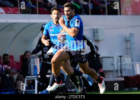 Higashi Osaka Japon. 17 décembre 2023. Damian de Allende (Wild Knights), 17 DÉCEMBRE 2023 - Rugby : Japan Rugby League One 2023-24 match entre Hanazono Kintetsu liners 0-49 Saitama Panasonic Wild Knights au Hanazono Rugby Stadium à Higashi Osaka Japon. Crédit : SportsPressJP/AFLO/Alamy Live News Banque D'Images