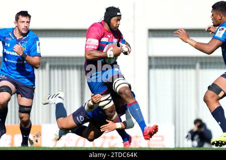 Higashi Osaka Japon. 17 décembre 2023. Jose Seru (liners), 17 DÉCEMBRE 2023 - Rugby : Japan Rugby League One 2023-24 match entre Hanazono Kintetsu liners 0-49 Saitama Panasonic Wild Knights au Hanazono Rugby Stadium à Higashi Osaka Japon. Crédit : SportsPressJP/AFLO/Alamy Live News Banque D'Images