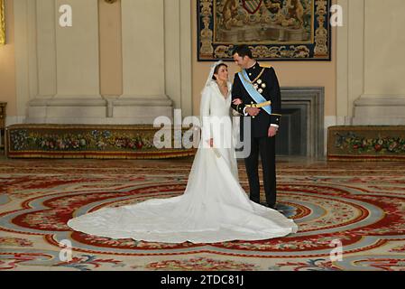 05/21/2004. Madrid 5-22-04.-mariage royal photos de famille.-photo Ernesto Agudo. Crédit : Album / Archivo ABC / Ernesto Agudo Banque D'Images