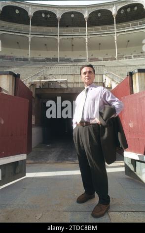 11/13/2003. Madrid, 13-11-03. José Ortega Cano, torero. Photo Gonzalo Cruz. Crédit : Album / Archivo ABC / Gonzalo Cruz Banque D'Images