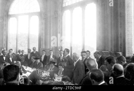 06/27/1920. Barcelone. Le Roi à Tibidabo. HM Don Alfonso. Crédit : Album / Archivo ABC / Julio Duque Banque D'Images