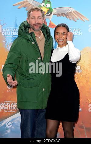 Aminata Belli und Daniel Boschmann BEI der Premiere des Animationsfilms