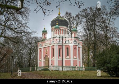 Alexander-Newski-Gedächtniskirche, Kolonie Alexandrowka, Potsdam, Brandenburg, Deutschland Banque D'Images