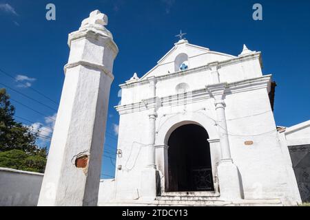 Iglesia de la Capilla del Calvario del Señor Sepultado, Santo Tomás Chichicastenango, República de Guatemala, América Central Banque D'Images